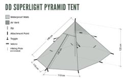 DD Hammocks - Superlight Pyramid Tent