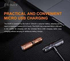 Fenix - E02R ( 200 lumens/rechargeable)
